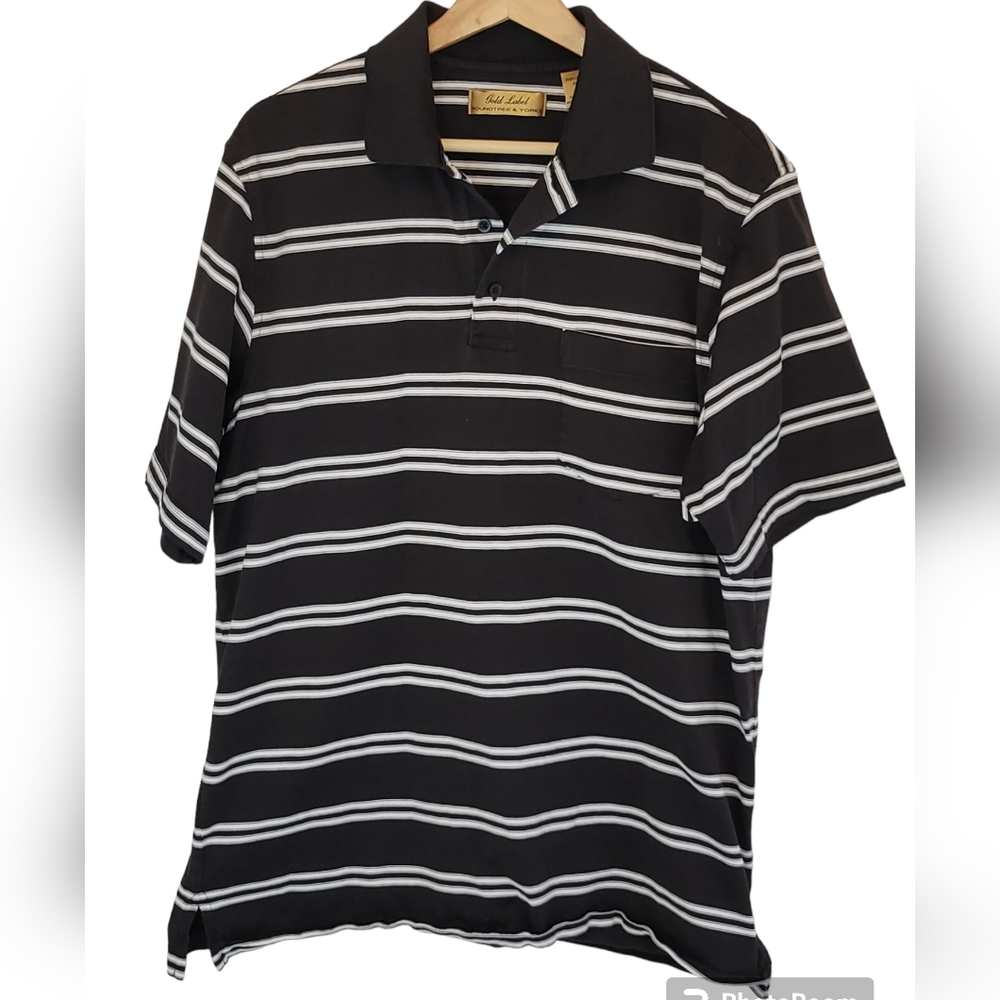 Men's Gold Label Round Tree & York Polo Shirt Size Medium